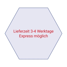 Sechseckiger Bierdeckel OHNE RAND