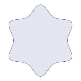 Bierdeckel in Blumenform OHNE RAND