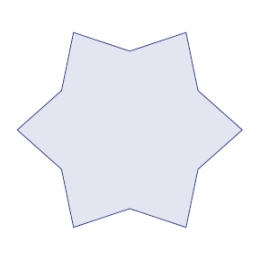 Bierdeckel in Sternform OHNE RAND