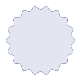 Bierdeckel in Kronkorkenform OHNE RAND